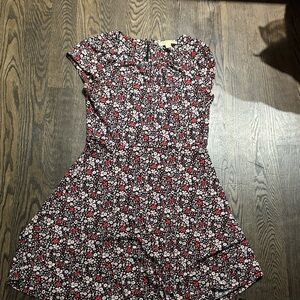 Michael Kors Black and Red Floral dress